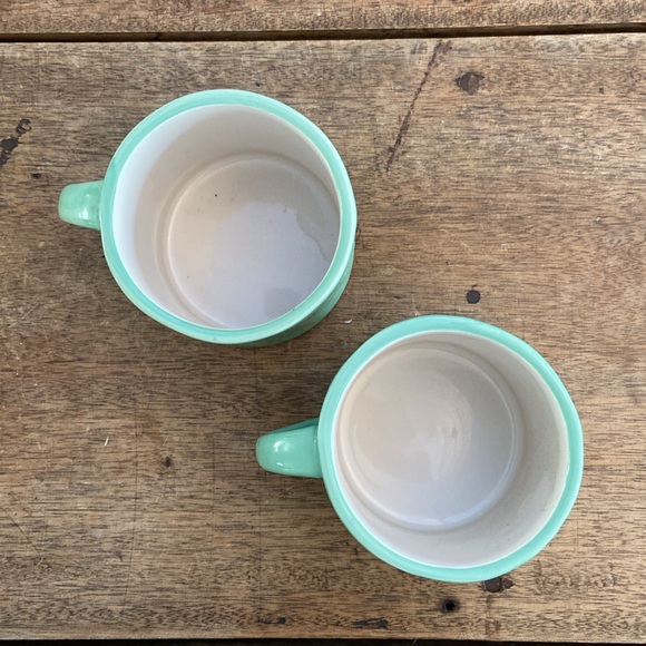 Anthropologie Colorway Monogram Mugs - "M" & "S" - Picture 9 of 10